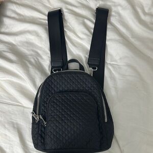 NWOT Cynthia Rowley Black Quilted Backpack or Crossbody